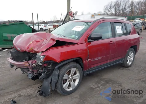 2016 Jeep Compass Sport из США, поврежденный, VIN 1C4NJDBB8GD779336